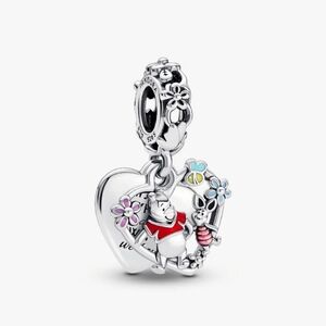 Disney X PANDORA Winnie The Pooh & Piglet Double Dangle Charm